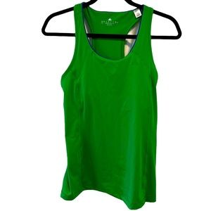 Adidas Climalite green tank top with built in bra Small